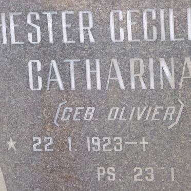 ZYL Louis Cornelius, van 1911-1987 &amp; Hester Cecilia Catharina OLIVIER 1923-