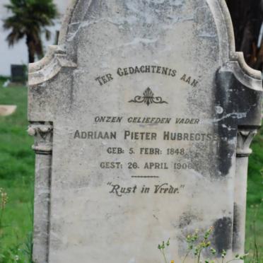 HUBREGTSE Adriaan Pieter 1848-1906