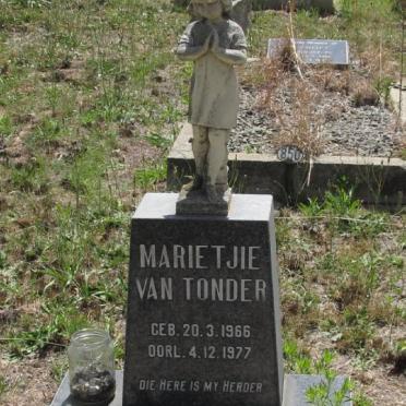 TONDER Marietjie, van 1966-1977