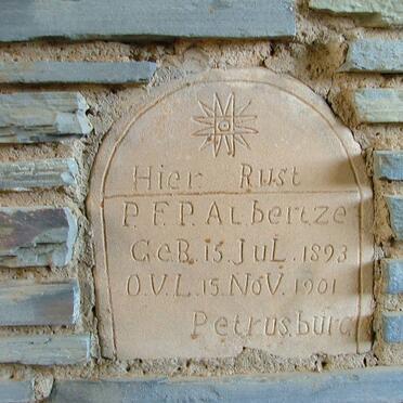 ALBERTZE P.F.P. 1893-1901