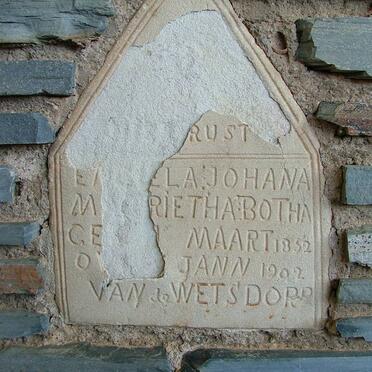 BOTHA Engela Johana Margrietha 1852-1902