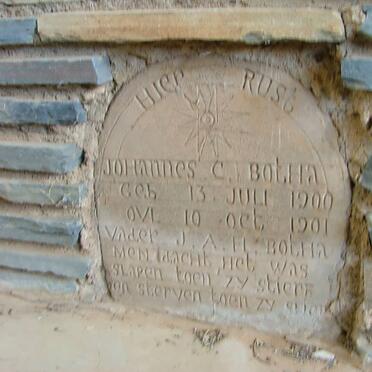 BOTHA Johannes C. 1900-1901