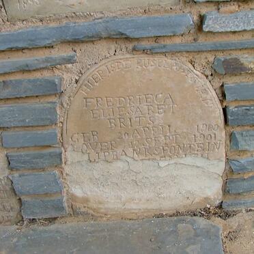 BRITS Fredrieca Eliesabet 1900-1901