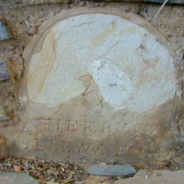 BERG Helena Elizabeth, van der -1901