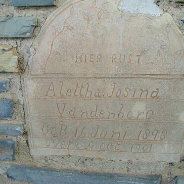 BERG Alettha Josina, van den 1898-1901