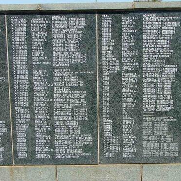 05. Bethulie Concentration camp list of names