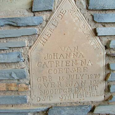 COETSEE Johanna Catrienna 1870-1900