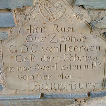 HEERDEN G.D.C., van 1900-1901