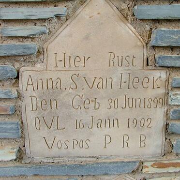 HEERDEN Anna S., van 1899-1902