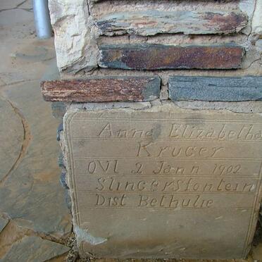 KRUGER Anna Elizabetha -1902