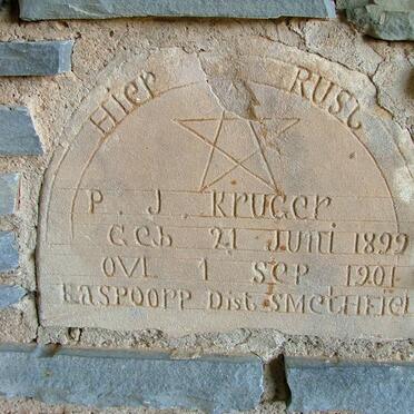 KRUGER P.J. 1899-1901