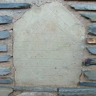 KRUGER W.B. 1897-1902