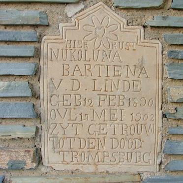 LINDE Nukoluna Bartiena, v.d. 1890-1902