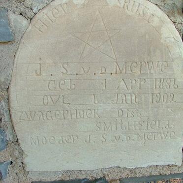 MERWE J.S., v.d.  1886-1902
