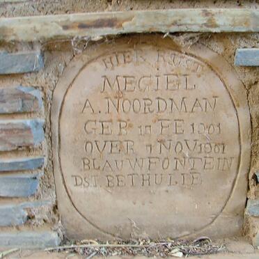 NOORDMAN Megiel A. 1901-1901