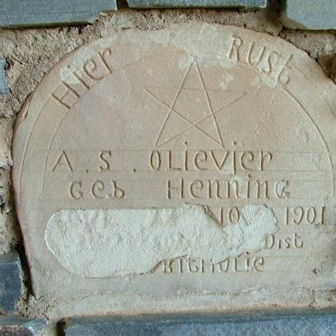 OLIEVIER A.S. nee HENNING -1901