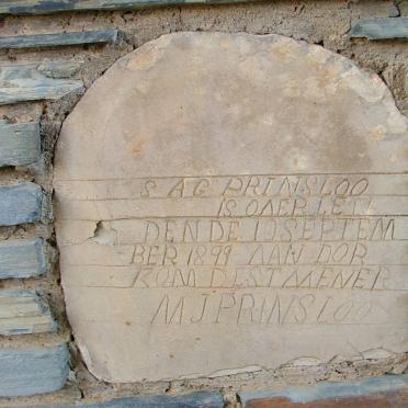 PRINSLOO S.A.G. 1899-
