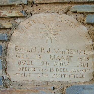 RENSBURG N.P.J., van 1863-1901