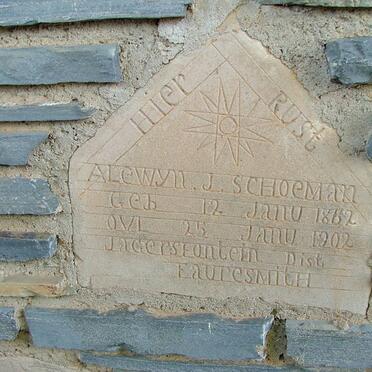 SCHOEMAN Alewyn J. 1862-1902