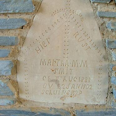 SMIT Martha M.M. 1883-1902