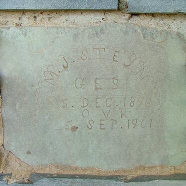 STEYN M.J. 1896-1901