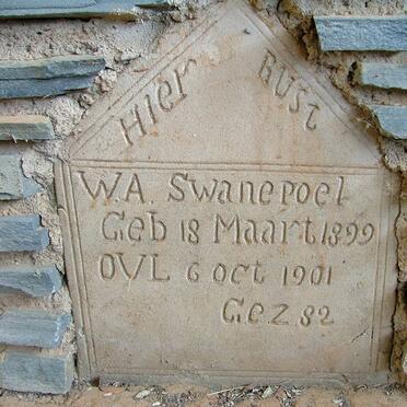 SWANEPOEL W.A. 1899-1901
