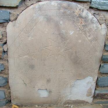 TOIT Maria Catharina, du 1898-1901