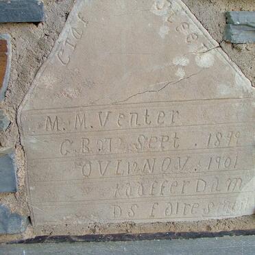 VENTER M.M. 1899-1901