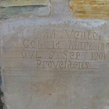 VENTER H. S. M. 1896-1901