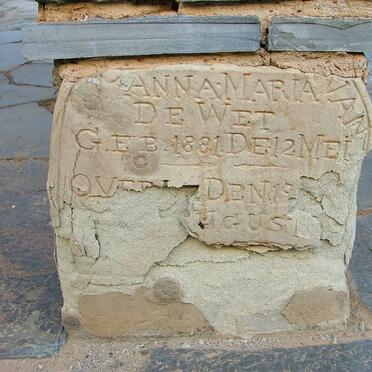 WET Anna Maria, de 1881-1901