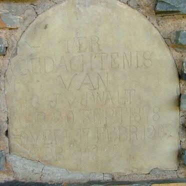 WALT C.J., v.d. 1878-1902