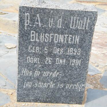 WALT P.A., v.d. 1893-1901