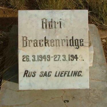 BRACKENRIDGE Adri 1949-1949