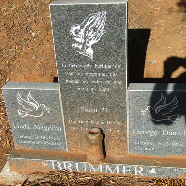 BRUMMER George Daniel 1953- &amp; Linda Magritha 1954-2013