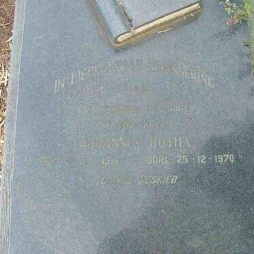 BOTHA Johannes 1918-1970