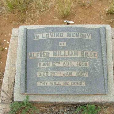 BILSE Alfred William 1890-1967