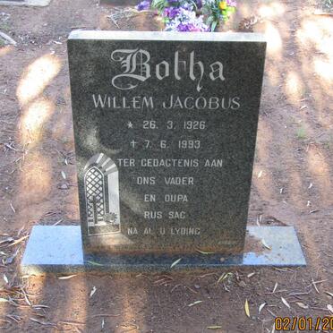 BOTHA Willem Jacobus 1926-1993