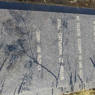 BRUYN Anna Catharina, de nee VAN HEERDEN