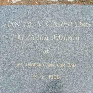 CARSTENS Jan d. V. -1968