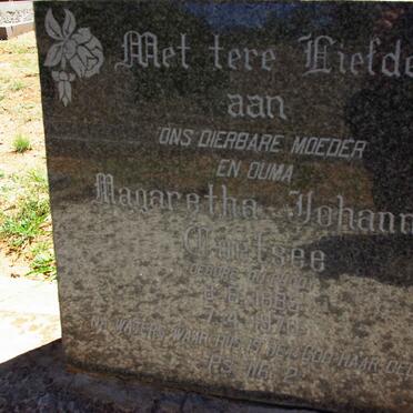 COETSEE Magaretha Johanna nee DU PLOOY 1885-1970