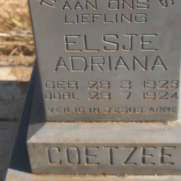 COETZEE Elsje Adriana 1923-1924