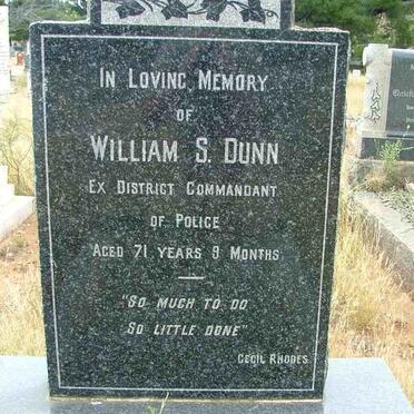 DUNN William S. -1946