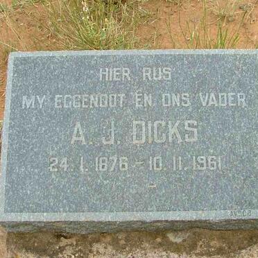 DICKS A.J. 1876-1961