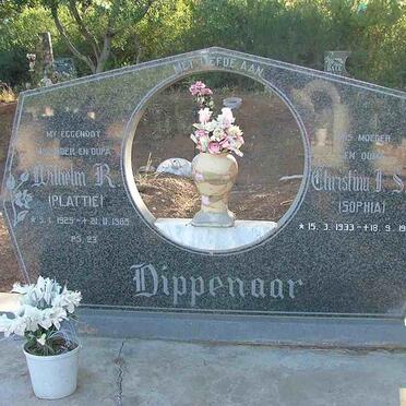 DIPPENAAR Wilhelm R. 1925-1985 &amp; Christina I.S. 1933-1993