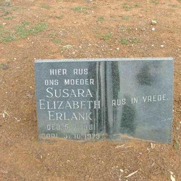 ERLANK Susara Elizabeth 1881-1973