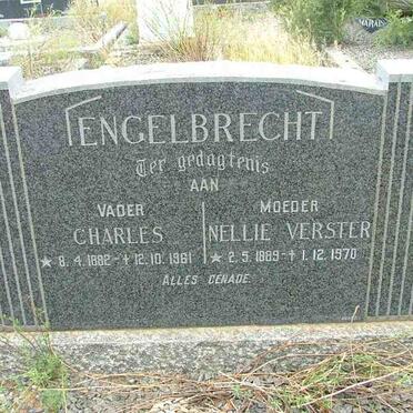 ENGELBRECHT Charles 1882-1961 &amp; Nellie VERSTER 1889-1970