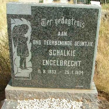 ENGELBRECHT Schalkie 1933-1934