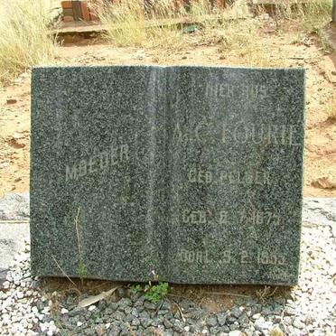 FOURIE A.C. nee PELSER 1875-1955