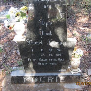 FOURIE Jacob Daniel Johannes 1941-1995