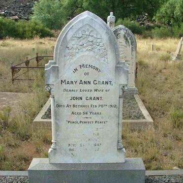 GRANT Mary Ann -1912